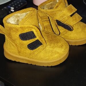 Cozy Tan Kids Boots